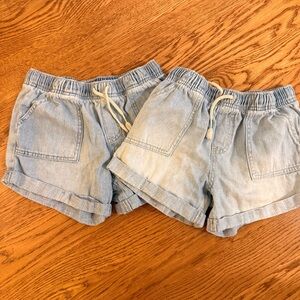 Cat & Jack jean shorts size 10/12 girls